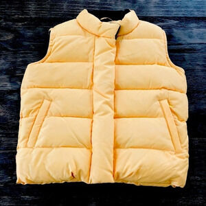Vintage Gap Kids Yellow Puffer‎ Vest Jacket unisex